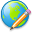 writing, globe, earth, world, Edit, write Black icon