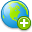 earth, world, Add, plus, globe DodgerBlue icon