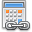 Link, calculation, Calc, calculator Gainsboro icon