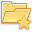Folder, Favourite, star, bookmark Khaki icon