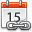 Link, Calendar, date, Schedule OrangeRed icon