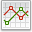 chart, line, graph Gainsboro icon
