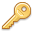Key, password Black icon