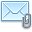 Message, Letter, Clip, Email, envelop, Attach, mail LightCyan icon