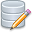 Database, Edit, write, db, writing LightGray icon