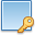 Key, password, square, shape SkyBlue icon