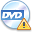 warning, Error, wrong, Alert, disc, Dvd, exclamation Black icon