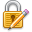 security, write, locked, Lock, writing, Edit Black icon