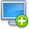 screen, Display, monitor, plus, Computer, Add DodgerBlue icon