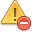 delete, exclamation, warning, Del, wrong, remove, Error, Alert Black icon