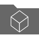 cube Black icon