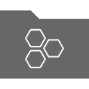 Hex, Grid Black icon