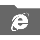 Explorer, internet Black icon