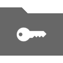 Key, password Black icon