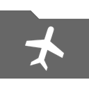 Aeroplane Black icon