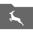deer Black icon