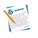 File, write, Text, Edit, Note, blog, writing, document, blogicons, Wordpress Black icon