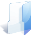 Blue, Folder Lavender icon