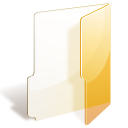 yellow, Folder Snow icon