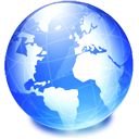 globe, internet, earth, planet, world, network DodgerBlue icon