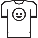 Emoticon, men, Shirt, clothing, fashion, Masculine Black icon