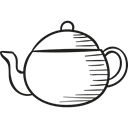 tea, drinks, hot drink, British, food, Coffee Pot Black icon