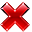 button, cross, stop, no, Close, cancel DarkRed icon