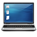 Laptop, Computer, klaptop DarkSlateBlue icon