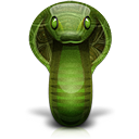 Ksnake, Animal, cobra, snake DarkOliveGreen icon