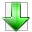 Fileimport DarkGreen icon