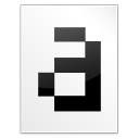 Font, Bitmap WhiteSmoke icon