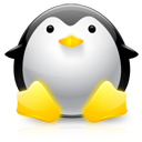 Penguin, tux Gold icon