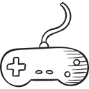 video game, gamepad, gamer, technology, gaming, Game Console Black icon