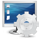 Configure, Computer, Display, configuration, monitor, screen, preference, option, config, Smserver, Setting LightGray icon