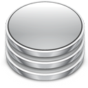 db, Database Silver icon