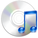 save, music, unmount, Cdaudio, Cd, itunes, Disk, disc LightGray icon