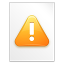 paper, document, exclamation, File, warning, Error, Alert, wrong WhiteSmoke icon