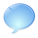 baloon, Chat, speak, Comment, talk SkyBlue icon