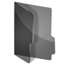 folderempty Black icon