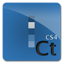 adobe, cs4 SteelBlue icon