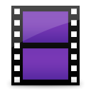 video, film, movie Black icon
