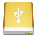 Usb, Hd Khaki icon