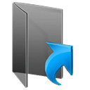 Folder, Arrow Black icon