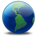 planet, globe, earth, world MidnightBlue icon