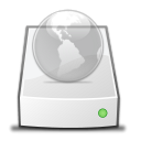 drive, network Black icon