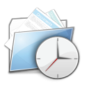 Clock, time, history, Folder, alarm clock, Alarm Black icon