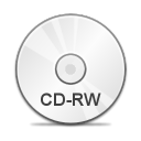 Cd, disc, save, Rw, Disk WhiteSmoke icon