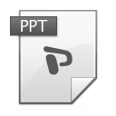 powerpoint, ppt Gainsboro icon