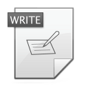 Edit, write, writing Gainsboro icon
