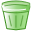 green, Del, delete, remove DarkSeaGreen icon